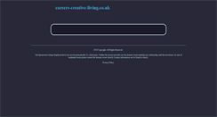 Desktop Screenshot of careers-creative-living.co.uk