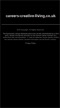 Mobile Screenshot of careers-creative-living.co.uk